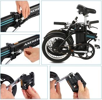 ANCHEER Folding Electric Commuter Bike review