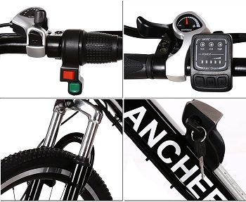 Ancheer 500w200w electric mountain bike review