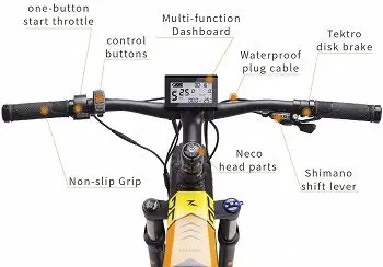MZZK 7-Speed Wide Fat Tire Electric Moped Electric Mountain Bicycles review