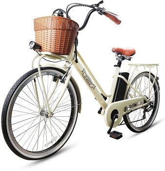 NAKTO Women  26 250W Cargo-Electric Bicycle