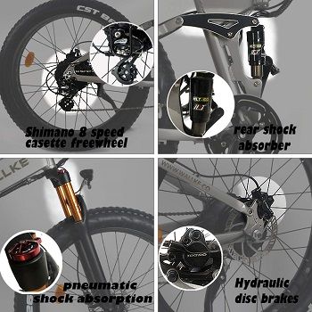 W WALLKE X3 Por 26-inch Fat Tire Electric Bicycle review