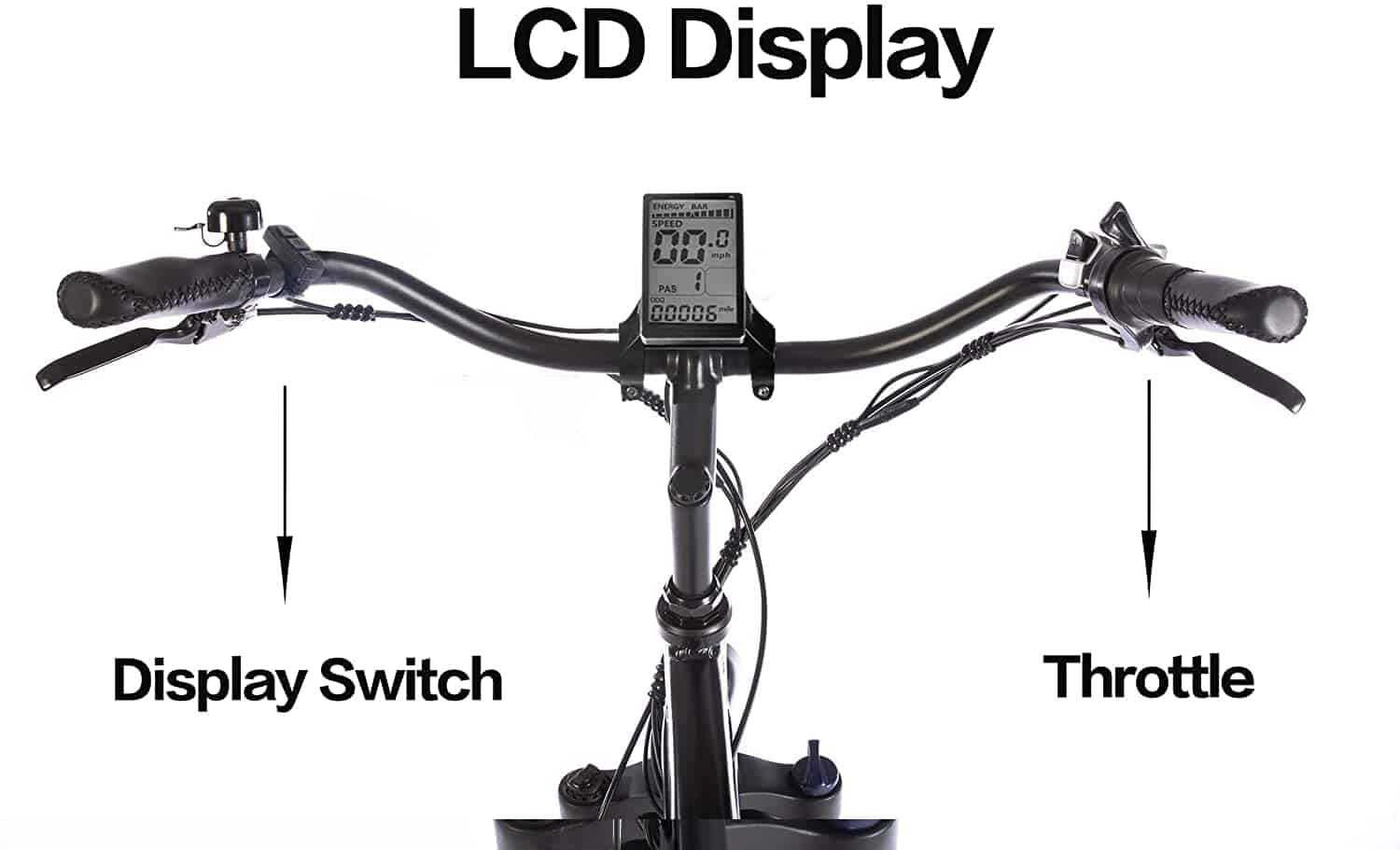 Sohoo Electric Beach Cruiser display